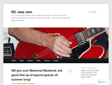 Tablet Screenshot of dcjazzjam.com